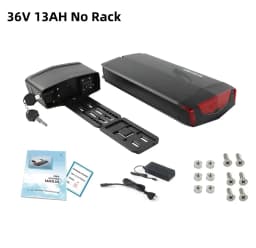 36V 21AH Rear Rack Ebike Battery 36V 15AH Lithium Batteria 18650 48V 14Ah for Electric Bicycle 250W 350W 500W 750W 1000W