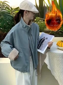 Korean Style Retro Lamb Fur Jacket Women's Thickened Motorcycle Cotton Coat Winter New Arrival One-Piece Skin Leather Coat
