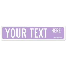 Custom Street Sign, Personalized Metal Sign For Office Workplace Home Yard Road, Custom Your Text Signs for Outdoor 16x4 Inches