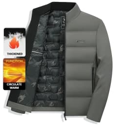 Top Grade Men's Winter Short Parka Jacket Windbreaker Coats Bubble Puffer 2026 New Casual Fashion Quilted Outerwear