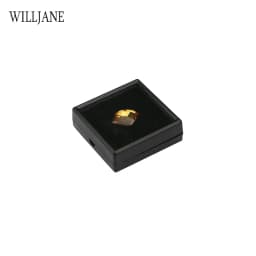Wholesale Loose Diamond Gemstone Storage Collection Display Box Top Glass Beads Organizer Show Case Square Gems Holder Container