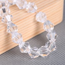2mm 3mm 4mm 6mm 8mm Bicone Faceted Crystal Glass Loose Spacer Beads Wholesale Lot For Jewelry Making DIY Crafts Findings