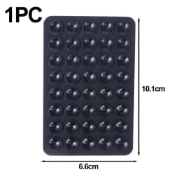 Double-Sided Silicone Suction Phone Case Mount Enhanced Suction Cup Power Thickened Hands-Free Phone Grip Sticky Holder Stands