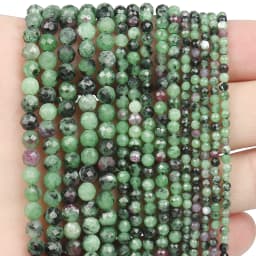 Natural Pink Opal Stone Beads Faceted 2mm 3mm 4mm Round Loose Beads Diy Bracelet Necklace Jewelry Making Accessories