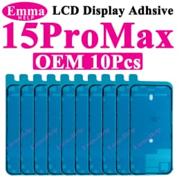 10pcs Waterproof Seal Sticker Back Cover Side For iPhone 16 Plus 15 Pro Max 14 17E Front LCD Display Adhesive Glue