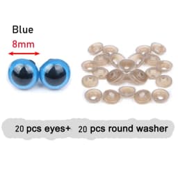 100/500 Pcs Black Safe Plastic Eyes Doll Eyes for DIY Dolls Making Toys Bear Eye Amigurumi Doll Accessories