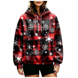 Women Fall And Winter Hoodie With Pet Pouch Oversized Pocket Colorful Print Sweatshirt For Dogs Long Sleeve Thin Hoodie Women