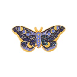 Moth Enamel Pin Moon Star Eye Leaf Animal Badges Brooches for Women Bag Hat Backpack Accessories Jewelry Gift for Friends