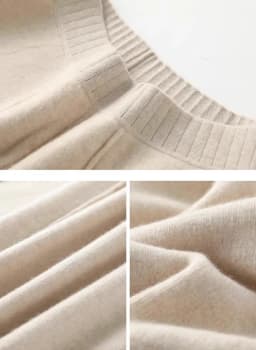2024 Wide-Leg Pants Women's Mid-Stitching Modified Leg Shape Loose Slimming Knitted High Waist Pants Solid Color Trousers Women
