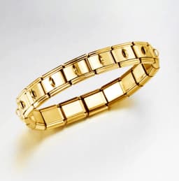 2025 Fashion Functional Elastic Bracelet Modular Bulk Italian Charms Links Fit Bracelet Stainless Steel Jewelry Wholesale