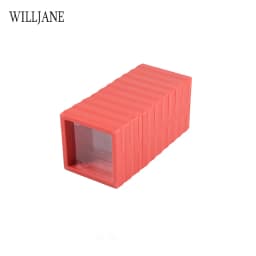 Bulk 3D Floating Frame Display Holder Stand Ornament Organizer Case Lot of 10 Travel Portable Suspended Gift Jewelry Storage Box