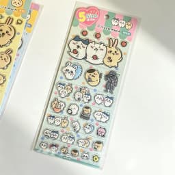 Chiikawa Cartoon Glue, 3D Three-Dimensional Stickers, Cute Hachiware and Usagi Stickers, Cartoon Decorations, DIY Handmade