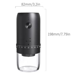 Portable USB Electric Coffee Bean Grinder 40 Gears Adjustable Rechargeable Mini Coffee Machine for Household Use