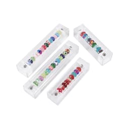 Transparent Trollbeads Collection Box Acrylic Bead Display Holder Box for Bracelet Charms Storage Organizer Travel Carrying Case