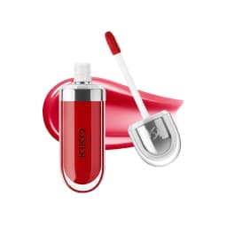 Kiko Makeup 3D Hydra LipGloss Non-fading Waterproof Blusher Moisturize Shimmer Makeup Lip Gloss Lipstick Brun Pearly Mauve Liner