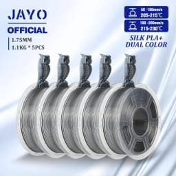 JAYO SILK PLA Filament 1.75mm Dual Colors 3D Printer Filament Coextrusion Silk Triple Color 3D Filament Shiny Multicolor Change