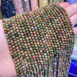 Wholesale 2/3/4MM Natural Amethyst Tiger Eye Garnet Mini Loose Bead DIY Men's and Women's Fashion Bracelet Necklace Jewelry