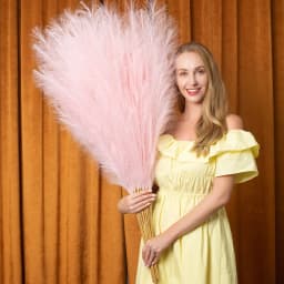 1/3/5pcs Fluffy Artificial Pampas Grass 97cm Boho Decor Flowers Bedroom Decor for Floor Vase Filler Farmhouse Home Wedding Decor