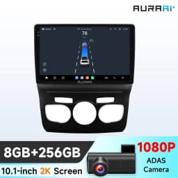 8G+256G AURAAI 2K Screen For Citroen C4 C4L DS4 2013 - 2017 Car Radio CarPlay Android Auto 4G WIFI GPS BT DSD ADAS Dual Mic 7870