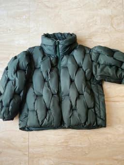 [EAM] Brown Thick Big Size Keep Warm Cotton-padded Coat Long Sleeve Women Parkas Fashion Tide New Autumn Winter 2026 CP3464
