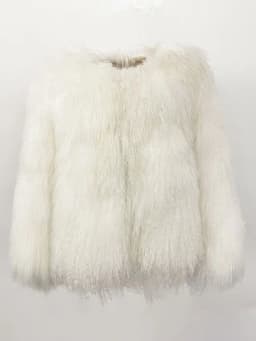 OFTBUY Natural Mongolia Sheep Fur Coat Thick Warm Short Real FurJacket Outerwear Female New Fashion Autumn Winter Clothes Women