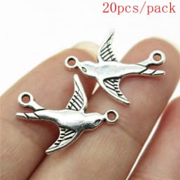 Bulk Charms For Jewelry Making Kit Pendant Diy Jewelry Accessories Hollow Dove Of Peace Charms