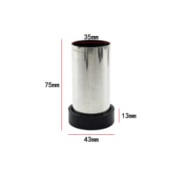 Premium Casting Steel Flask with Rubber Base for Plaster Mold Making Durable Professional Jewelry Tools