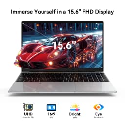 HOT 15.6" Laptop 32GB 2TB Windows 11 Intel Core i9 9900 Gaming Computer PC 1920*1080 HD Gamer office Ultra Slim Notebook