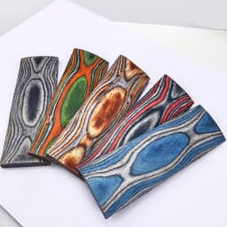 1piece DIY Knife Handles Making Material Wood Blanks Color Wood Handle Parts Grips Slingshot Handle Patch Material