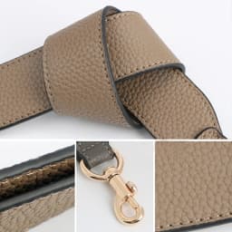 58cm Leather Bag Strap Handle Short Shoulder Belt Gold Buckle for Women Crossbody Handbag Replacement Strap Accessory 3.8cm Wide