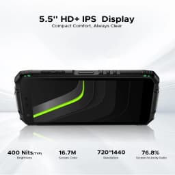 DOOGEE Fire 3 Rugged Phone 8350mAh Battery 5.5'' Display 12GB RAM (3GB+9GB) 64GB ROM Android 16 Smartphone Support Widevine L1