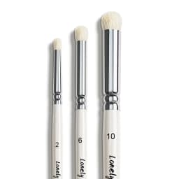 Miniature Paint Brushes Drybrush Set, Acrylic Paint Brushes for Oil, Watercolors, Tabletop, Figurine