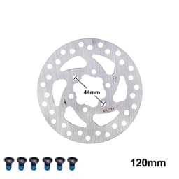 MTB Bicycle Brake Rotor 120 140 160 180 203mm 6 in Stainless Steel Hydraulic Brake Rotor MTB Road Bike Disc Brake With T25 Bolt
