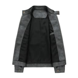 American Style Stand Collar Faux Leather Jacket Men Trend Motorcycles Casual Outwear Male Autumn Winter Loose Moto Biker Coats