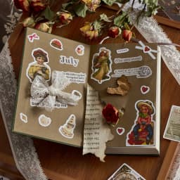 20 Sheets Large size Euramerican Style Sticker Book Washi Paper Journal DIY Material Decoration Memo Pad Scrapbook Stationery