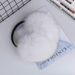 Real Fox Raccoon Fur Hang Ear Cover Warm Winter Earmuffs Headwear Ear Muffs Earmuffs Cold Ear Warmer Ear Protection Headband