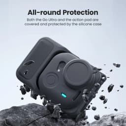 For Insta360 GO Ultra Silicone Case for Insta 360 Ultra Action Camera Protective Cover With Lens Protection Film Accessories