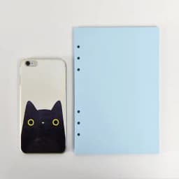 A6/A5 Pink Blue Purple Binder Notebook Cover & Photo Sticker Collect Book Diary Agenda Planner Paper School Stationery