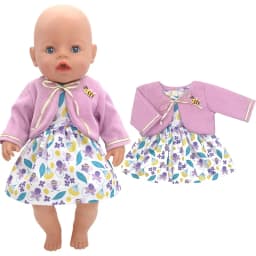 Doll Clothes Tutu Dress Lace 43 Cm for 18 Inch Girl Doll Casual Outfits Toys Wear