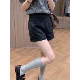 Solid Color 2026 Autumn and Winter New Minimalist High Waist Holiday Shorts Femininity Versatile Casual Fashion Short Pants