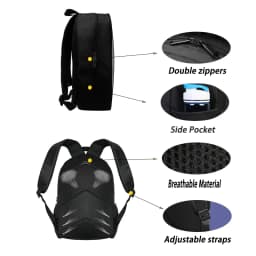 Popular O-Octonauts Print Backpack Schoolbag Boys and Girls Backpack Zipper Shoulders The Best Gift Camping Rucksack