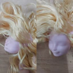 1/6 Makeup Doll Head Girl Dressing DIY Toy Parts Children Favor dongcheng san doubao