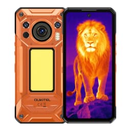 OUKITEL WP500 Ultra The World's First Al Thermal Rugged Phone with Privacy Kill Switch,6.78'' FHD+,MTK Dimensity 8300,36GB(12+24)RAM+1TB,10000mAh,45W,108MP,Ultra Bright Camping Light,One‑Touch Privacy Kill Switch,AI Thermal Imaging,Gemini AI,Android 16
