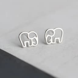 Silver Plated Creative Ear Hole Earrings for Women Prevent Korean Style Stud Earrings Allergy Earrings Fine Jewelry Accessories