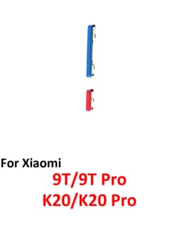 For Xiaomi Mi 9T Pro Phone New Power Volume Button On Off Up Down External Key Internal Flex Cable Parts For K20 Pro Black Blue