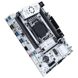 MOUGOL X99 Motherboard Kit C612 Chip with E5 2680 V4 CPU & DDR4 16G (2*8G) 2133MHz Memory NVME PCIE3.0 SATA3.0 for Desktop Host