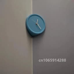 8 Inch Corner Wall Clocks Minimalist Wall Art Clock Bedroom Mechanism Silent Watches Living Room Luxury Desktop Watch Home Decor