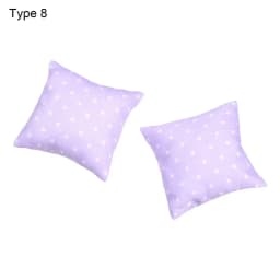 2Pcs Floral Miniature Sofa Cushions Model Scene Dollhouse Pillows For Doll Kid's Play House Toys Doll House Furniture Decoration