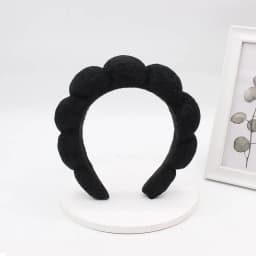 Women Girls Sponge Co Spa Makeup Bubble Terry Cloth Headband Puffy Retro Hair Bands Soft Hairband Headwear