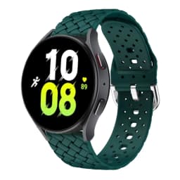 20mm Band for Samsung Galaxy Watch 5-pro-4-Classic/active 2 Sport Silicone Braided bracelet Huawei/Amazfit GTS-3-2-2e-mini strap